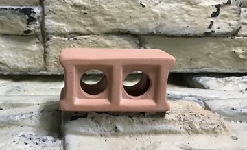 【西高地水族坊】雅柏UP代理 陶瓷製品 裝飾品 陶瓷空心磚(S)