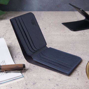 經典東西短夾 EW Wallet / 灰藍色 Gray Blue