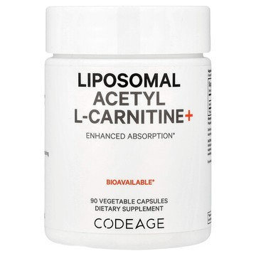 Codeage, 脂質體乙醯 L-肉鹼+，500 毫克，90 粒膠囊