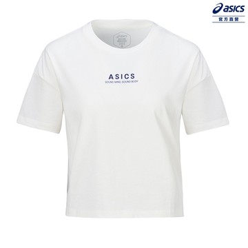 ASICS 亞瑟士 短袖上衣 女款 亞洲版 訓練上衣 2032D204-100