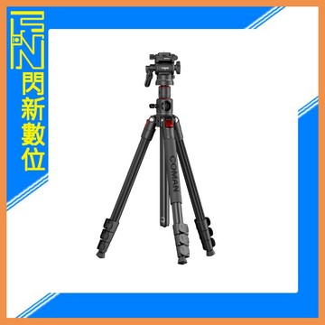 Coman 科漫 KX3939MINI 三腳架 可俯拍 多角度拍攝 公司貨（附V1油壓雲台，最高 1810mm）