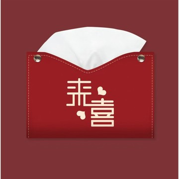 台灣熱賣喜慶新款卡通新年暴富客廳創意紙盒桌麵車載家用茶幾多功能紙巾盒-L1001 ARBP