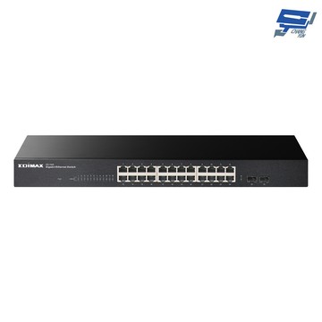 昌運監視器 edimax 訊舟 gs-1026 v3 26埠 gigabit 網路交換器