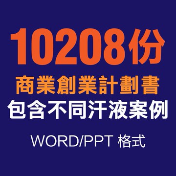 Word模板 | 商業計劃書可行性分析報告招商融資策劃創業投資風險案例WORD模板
