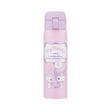 Stainless Steel One-Touch Mug Bottle My Melody Kuromi 480ml