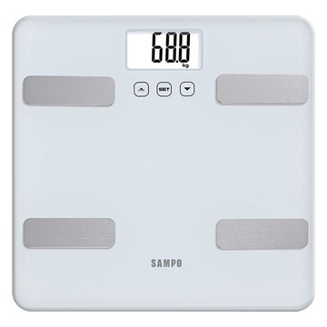 SAMPO 聲寶 健康管理體重計  1個  BF-Z2307SL-W  白色