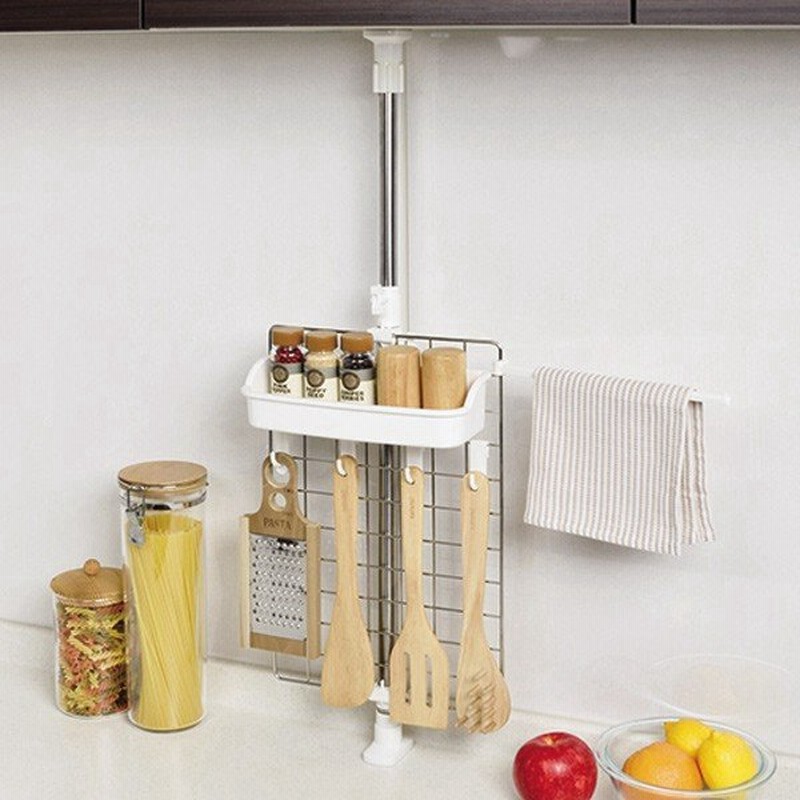 キッチンラック 突っ張り 調味料ラック ツール収納 シンク上収納 ステンレス製 ステージア 突っ張りラック 突っ張り棚 突っ張り式 通販 Lineポイント最大0 5 Get Lineショッピング