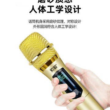索愛充電無線話筒一拖二家用唱K歌麥克風演出舞臺ktv專用高端專業【宜家良品百貨】