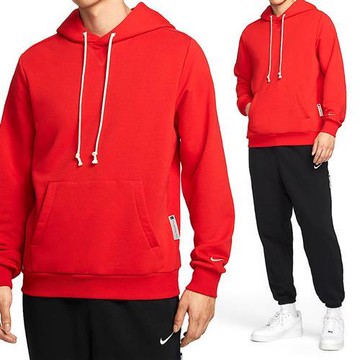 Nike DF SI Po HD 男款 紅色 帽T 寬鬆 磨毛 口袋 拉鍊 內毛圈 連帽 長袖 FZ0219-657