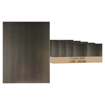 CLEAN 克林 翼翔豪華卡 350磅 亮鈦銀  10張  A4