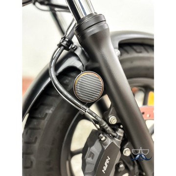 [老爸包膜店] HONDA 本田 Rebel 500 前叉反光片(一對) 專用碳纖維膜 改色 抗刮