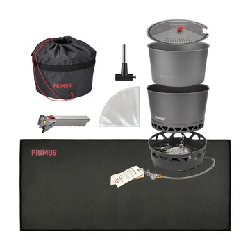 PRIMUS PrimeTech Pot Set 效能鍋爐組 1.3L 351032.瓦斯爐 鋁合金套鍋 平底煎鍋湯鍋 露營鍋具組 戶外登山野炊