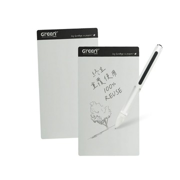 GREEN BOARD 7.2 吋磁性電紙板 MT7 (電紙板黑色x2+手寫筆) MIT雙專利設計 0.5mm超薄軟性電子紙 局部清除手寫板