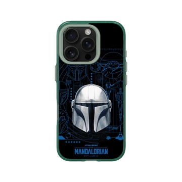 iPhone 16 Pro Clear 憂墨綠 - Star Wars - The Mandalorian - 曼達洛人 - 曼達洛人頭盔