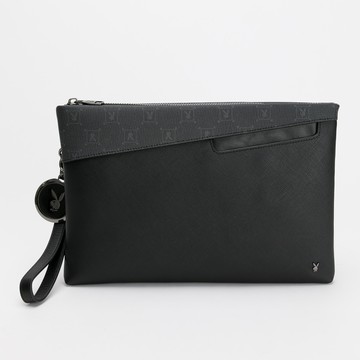 PLAYBOY 手拿包附手挽帶 Conquer系列 - 黑色(132-5216-09-5)