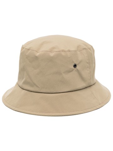 Mackintosh - logo-patch bucket hat - unisex - Polyester - S/M - Neutrals