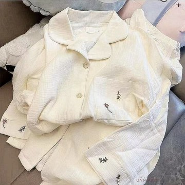 睡衣女春秋季日系ins學生長袖長褲套裝可愛寬鬆外穿家居服女生睡衣 可愛睡衣 卡通睡衣 居家睡衣  休閒睡衣 寬鬆睡衣 睡