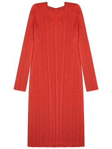 pleats please issey miyake pleated dress