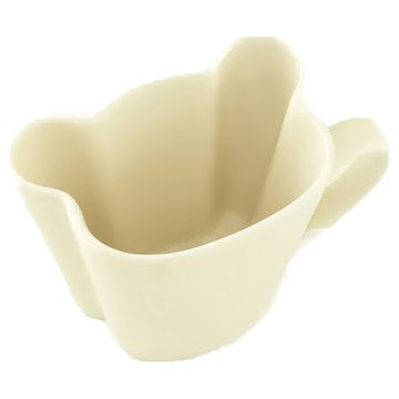 MYUMYUMYU NS 熊熊造型杯 陶瓷 200ml  奶黃色  1個