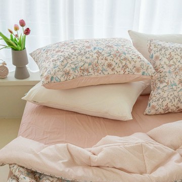 Bazaar Haze超細纖維四季水洗枕頭套  1個  40 x 60 cm  嬰兒粉