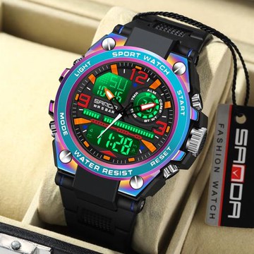 電子手表男士多功能特種兵運動防水初高中學生青少年夜光非機械表