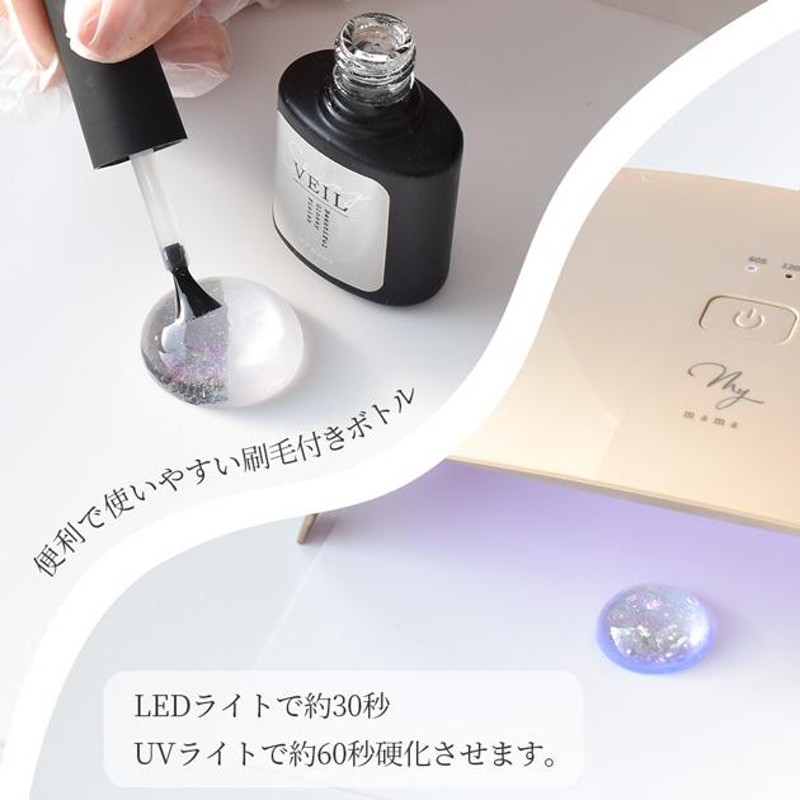 レジン コーティング液 大容量 UV LED シャイニーヴェール 15ml ブラシ付 MYmama □ クリア マット レジン液 コーティング剤 □  MYr | LINEブランドカタログ