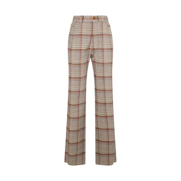 Vivienne Westwood - Brown Multicolour Viscose-wool Blend Trousers