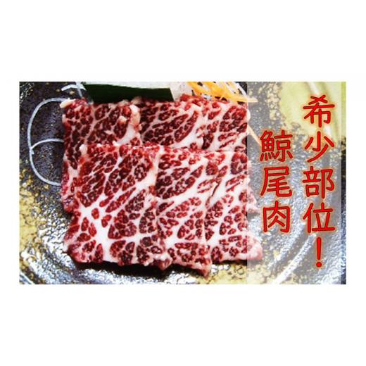 ふるさと納税 千葉県 南房総市 霜降り鯨肉／熟成尾肉（尾の身）切り落とし500g mi0012-0045