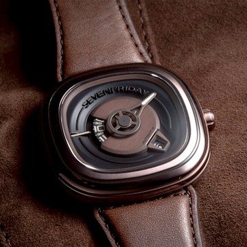 SEVENFRIDAY PE2/01 極簡設計自動上鍊機械錶 新年開運 送禮推薦-44.5X44mm