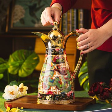 龍騰盛世保溫壺大容量家用暖壺熱水壺玻璃膽新款保溫瓶開水壺批發