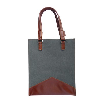 GOODJOB ｜複合系列-托特包(皮革灰) #泰國設計品牌