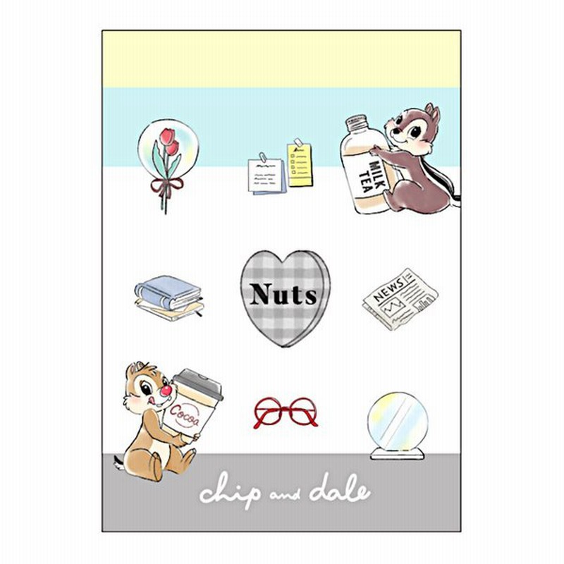 ディズニー チップ デール ミニメモ グレールーム 通販 Lineポイント最大get Lineショッピング