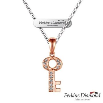 PERKINS 伯金仕 secret玫瑰金系列 鑽石項鍊