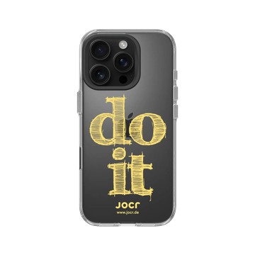 iPhone 16 Pro Clear Case（相機按鈕） 透明 - JOCR - do it Yellow