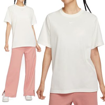 Nike AS W NSW Tee ESSNTL LBR 女款 米白色 休閒 上衣 短袖 FD4150-134