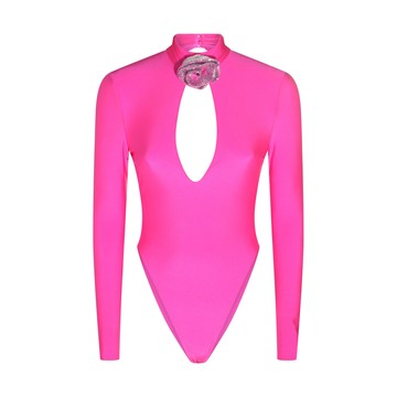 Giuseppe Di Morabito - Fuchsia Stretch Bodysuit