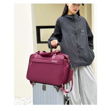 短途手提旅行包高端健身包時尚便攜大容量女防水出差行李包收納袋