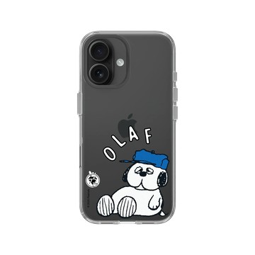 iPhone 16 Clear Case（相機按鈕） 透明 - 史努比 Snoopy 75th Anniversary - 75週年-歐拉夫休息中