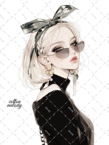 原創貼紙 no.6881 人物貼紙 創意貼紙 人物貼紙 女孩貼紙 原創人物貼紙