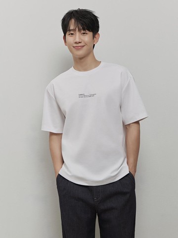 SUPIMA Graphic Semi-Oversized T-shirt [3colors]