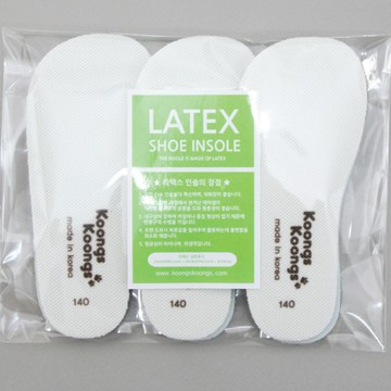 KUNGSKUNGS 乳膠鞋墊3件組  白象牙色  190  3套