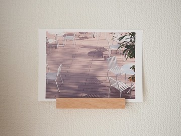 明信片 寫真 – one afternoon – 三張組 – 椅子 & 倒影