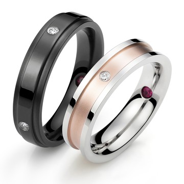 戒指．白鋼．對戒．客製刻字