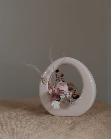 永生花禮 :: 永生花提盆 母親節禮物 開幕花禮 女友禮物 粉嫩花禮