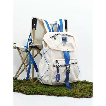 蘿拉原創【今日盡興】簡約雙肩包 大學生書包潮流雙肩背包女