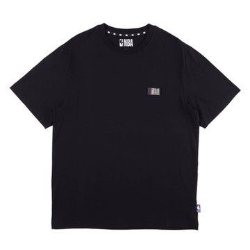 NBA 基本版 拓印 短袖上衣-黑色系-3425101820