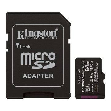 Kingston 金士頓 100MB/s U A1 V10 microSDXC記憶卡 SDCS3/64GB  1個  64GB