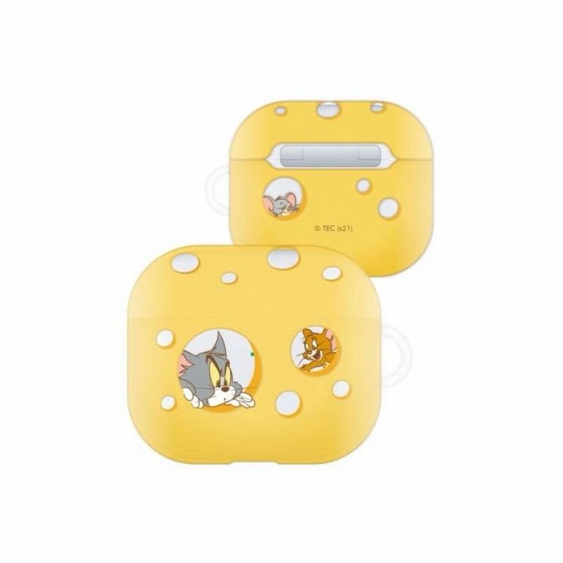 AirPods 第3世代 ソフトケース トムとジェリー チーズ カバー TPU 保護 かわいい 可愛い おしゃれ オシャレ シンプル キャラ  LINEショッピング
