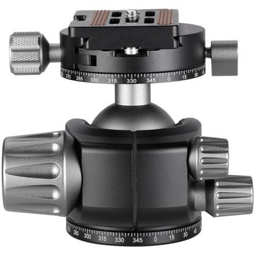 leofoto/徠圖 LH-40R低重心雙開口配RH-2L雙全景夾座專業球形云臺