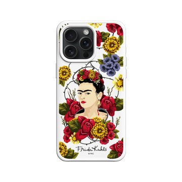iPhone 15 Pro Max SolidX 白 - Frida Kahlo - 卡蘿與花